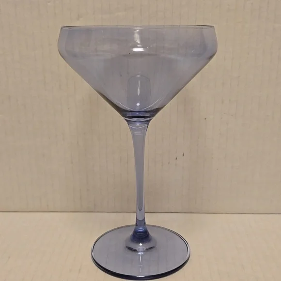 NWT Blue Tuscana Martini Glass Set - Picture 7 of 16